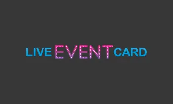 Live Event Card Aufladungen