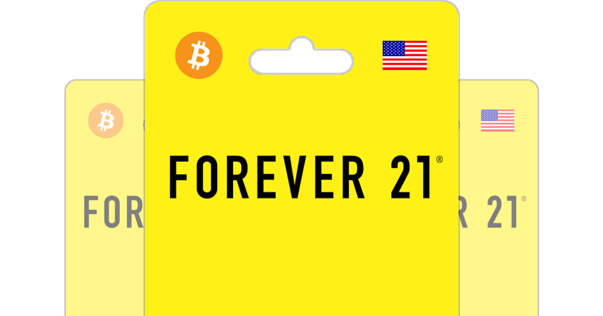 Buy Forever 21 gift cards with Bitcoin or Crypto - Bitrefill