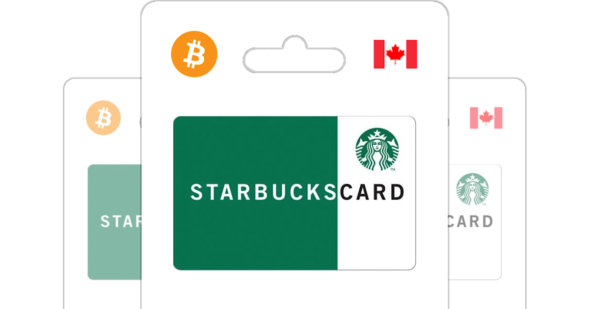 Geschenkkarte Starbucks Canada 