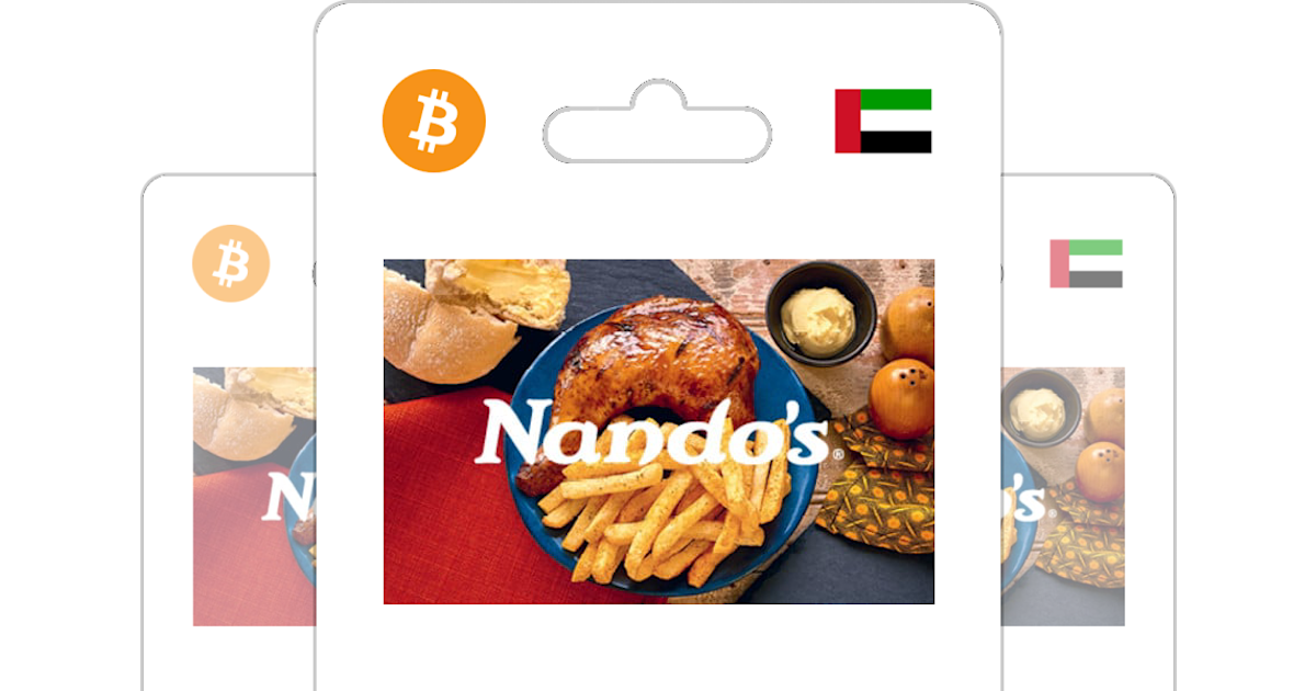 Buy Nando's AE gift cards with Bitcoin or Crypto - Bitrefill