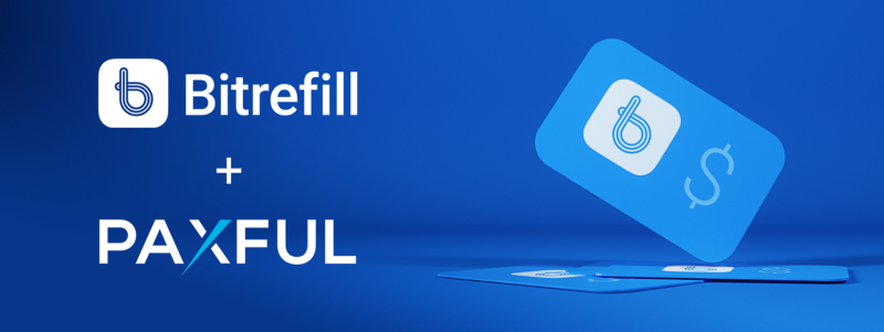 Bitrefill Balance cards now available on Paxful