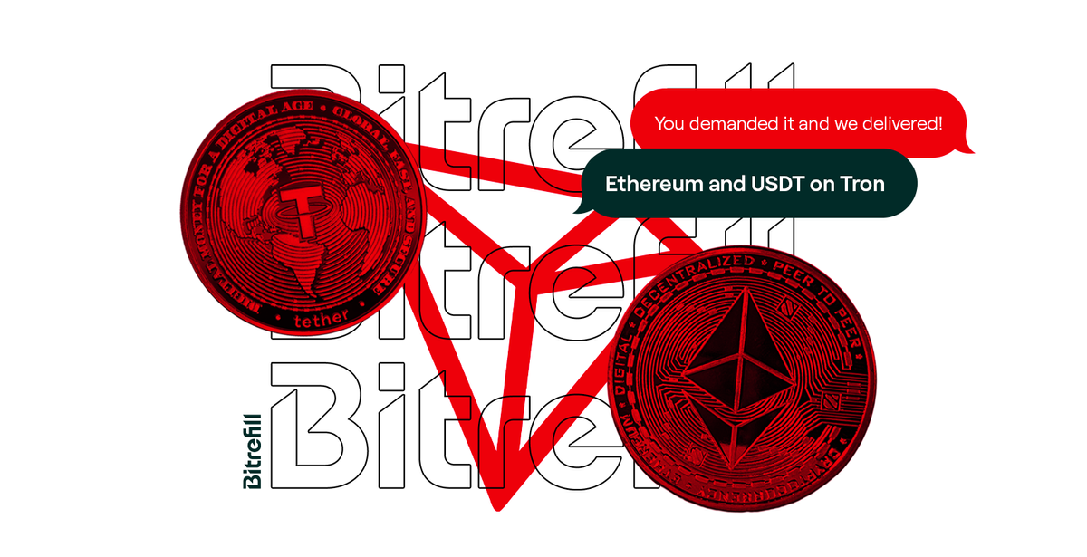 Presenting ETH & USDT Top-Ups For Bitrefill Account Balances