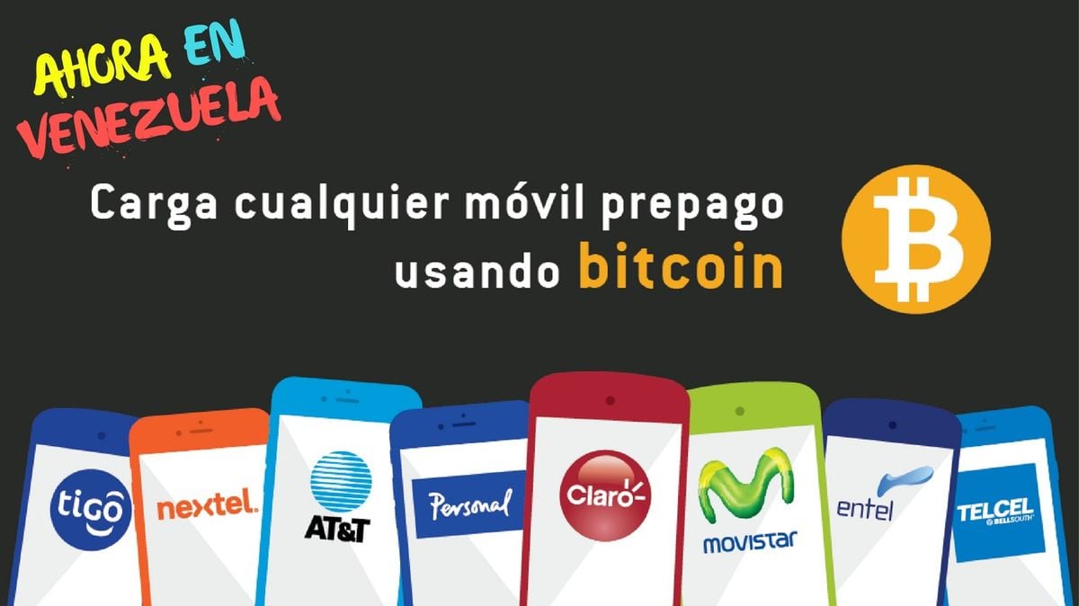 Recargas de móvil con bitcoin ahora disponible en Venezuela