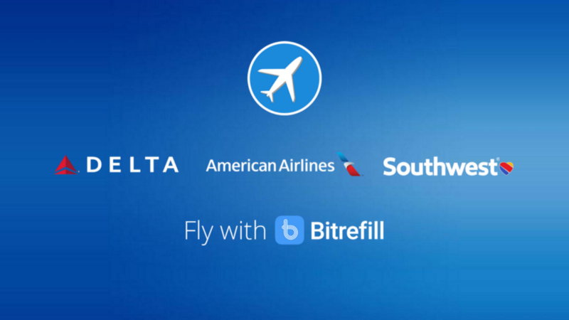 ¡Compra tarjetas de regalo de Delta, Southwest y American Airlines con Bitcoin!