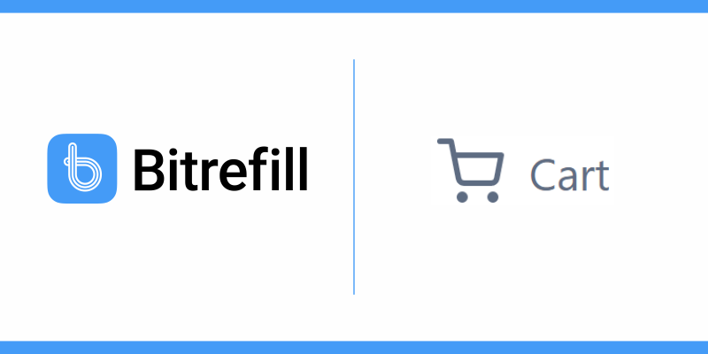 The New Bitrefill Shopping Cart
