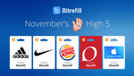 Introducing Bitrefill’s High 5: Get 5% Off Face Value on 5 Popular USD Vouchers!