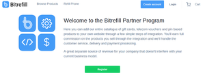 Quality partnerships with Bitrefill’s integration widget