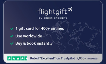Flightgift USD Geschenkkarte