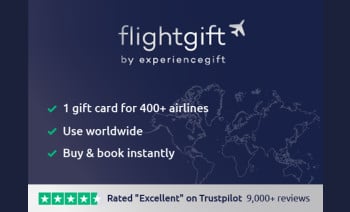 Flightgift CAD Carte-cadeau