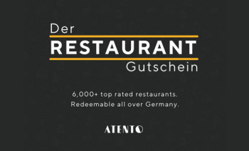 Der Restaurant Gutschein Geschenkkarte