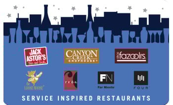 Service Inspired Restaurants 기프트 카드