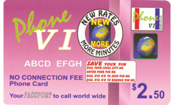 Phone Visa PINLESS Aufladungen