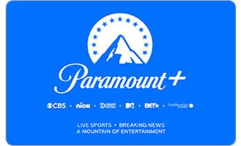 CBSi Paramount Plus Gift Card