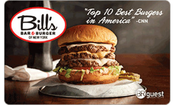 Gift Card Bill’s Bar & Burger