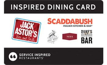 Inspired Dining Card Carte-cadeau