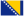 Flag for Bosnia and Herzegovina