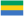 Flag for Gabon