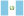 Flag for Guatemala
