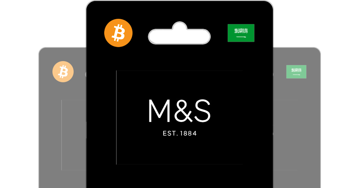 Buy Marks & Spencer Gift Card with Bitcoin, ETH or Crypto Bitrefill