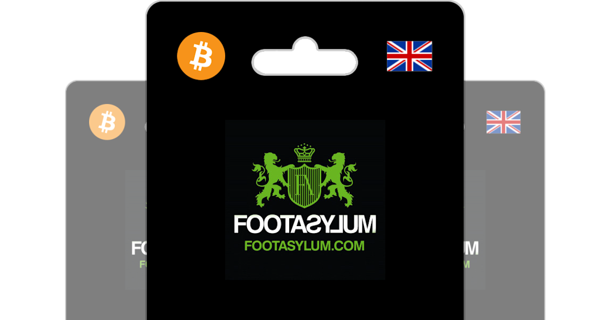 Buy Footasylum Gift Card with Bitcoin, ETH, USDT or Crypto Bitrefill