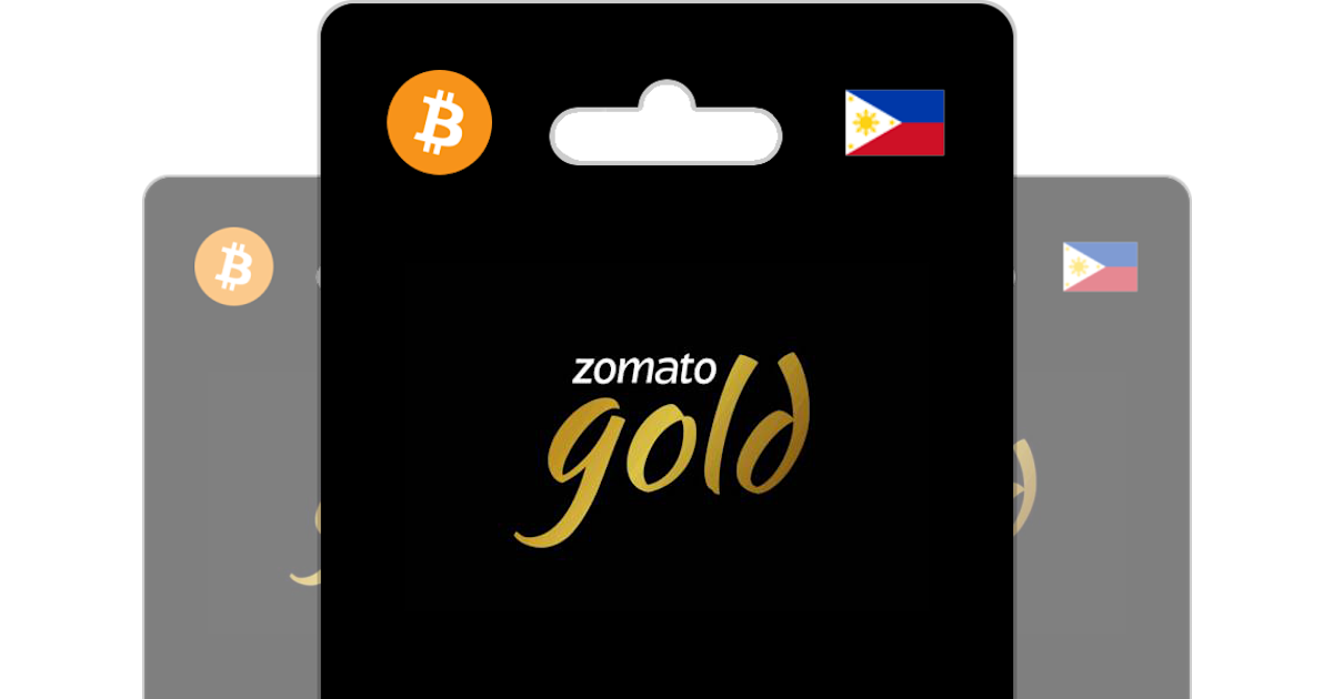 Купите Zomato Gold PHP за Биткойна или другими криптовалютами Bitrefill