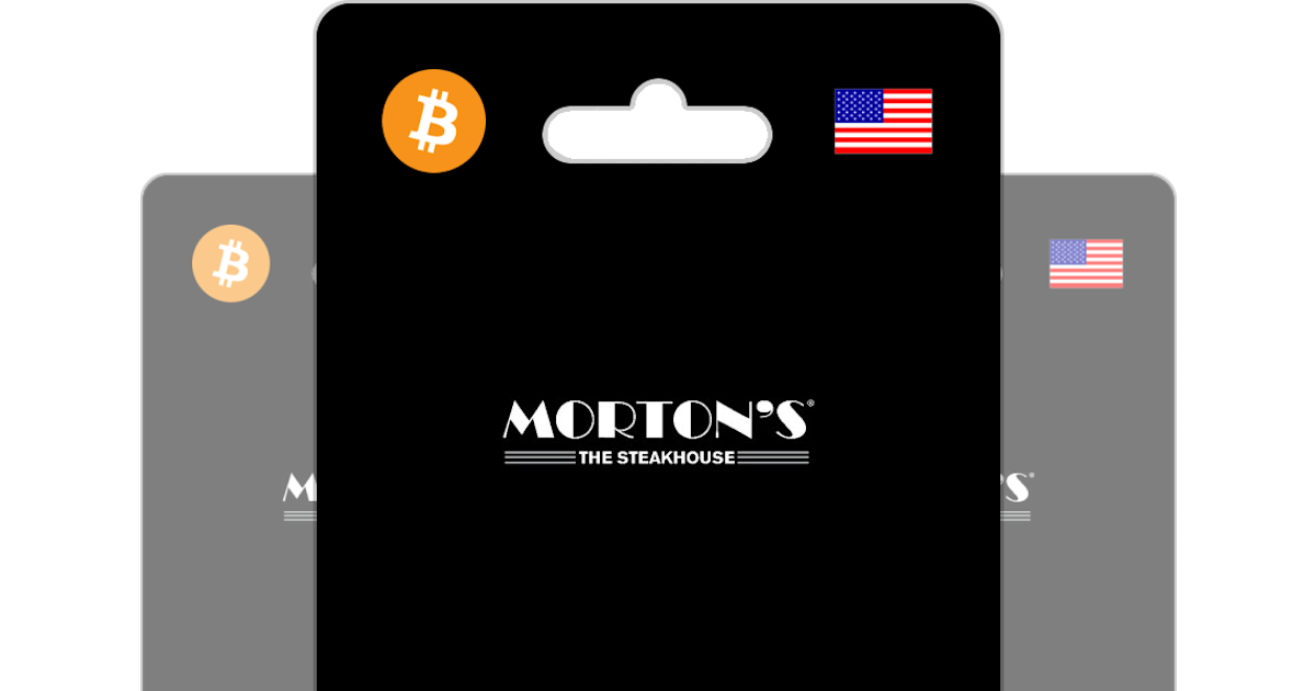 Buy Mortons The Steakhouse Gift Card with Bitcoin, ETH or Crypto ...