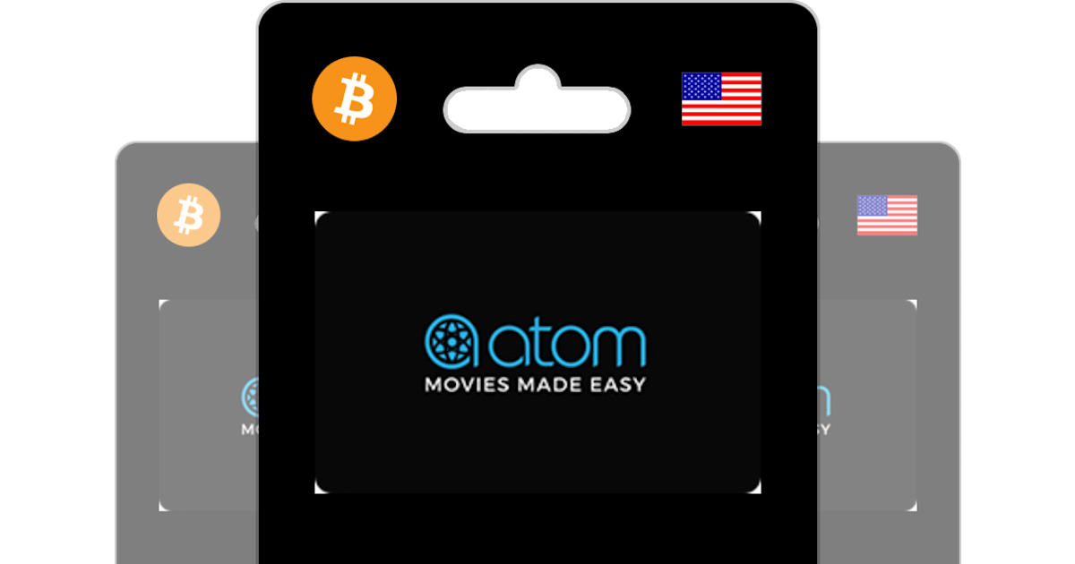 用比特币、ETH 或其他加密货币购买Atom Tickets 礼品卡- Bitrefill