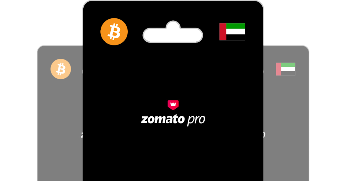 Buy Zomato PRO Gift Card with Bitcoin, ETH, USDT or Crypto Bitrefill