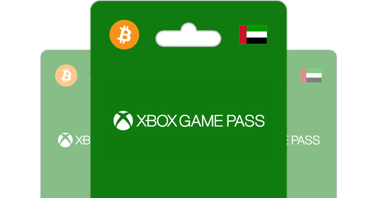 Buy Xbox Game Pass Gift Card with Bitcoin, ETH or Crypto Bitrefill