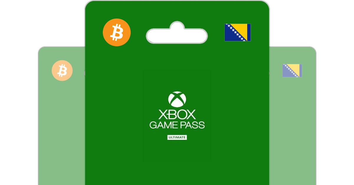 Buy Xbox Game Pass Ultimate Gift Card with Bitcoin, ETH or Crypto