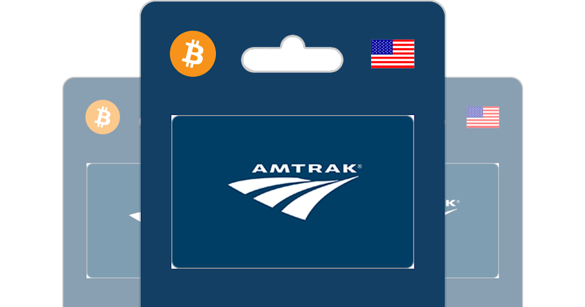 Buy Amtrak Gift Card with Bitcoin, ETH, USDT or Crypto Bitrefill