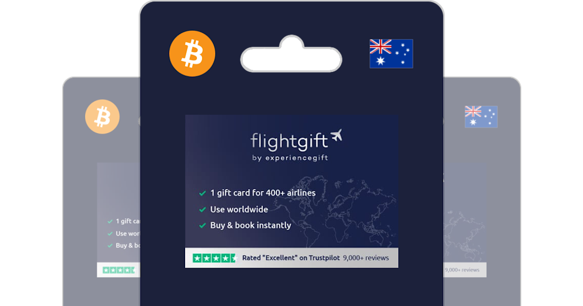 Buy Flightgift AUD Gift Card with Bitcoin, ETH or Crypto Bitrefill