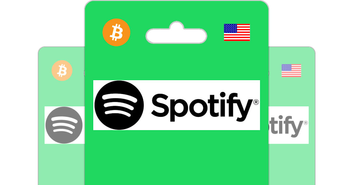 Buy Spotify Gift ETH Crypto Bitrefill Bitcoin, with Cards - or