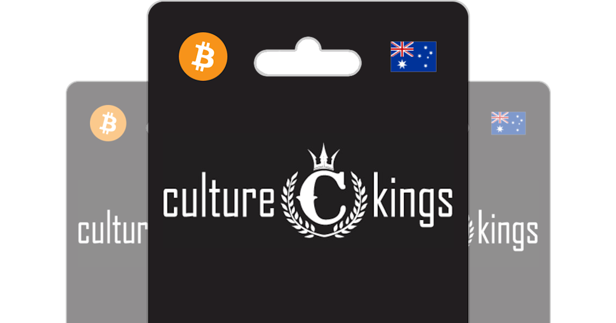 Buy Culture Kings Gift Card with Bitcoin, ETH or Crypto Bitrefill