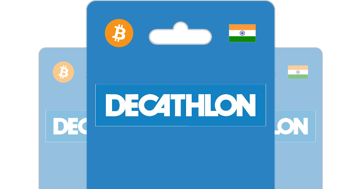 Buy Decathlon Gift Card with Bitcoin, ETH, USDT or Crypto Bitrefill