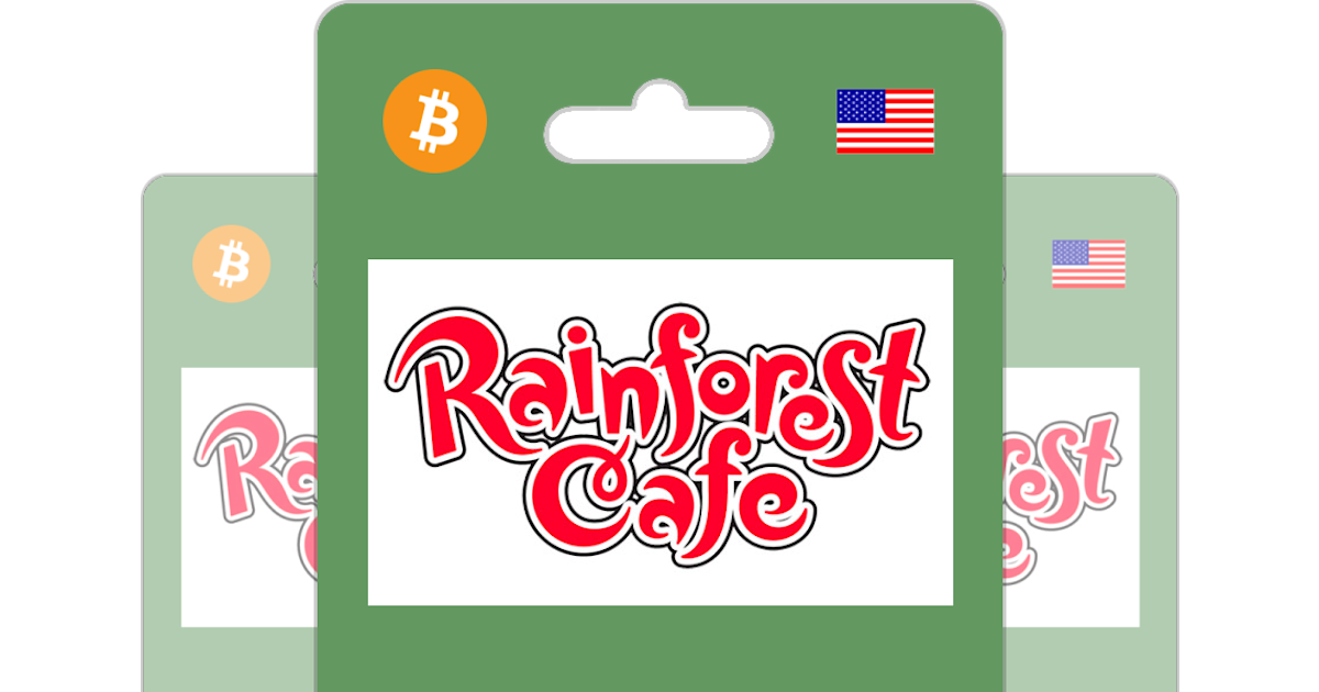 Buy Rainforest Cafe Gift Card with Bitcoin, ETH or Crypto Bitrefill