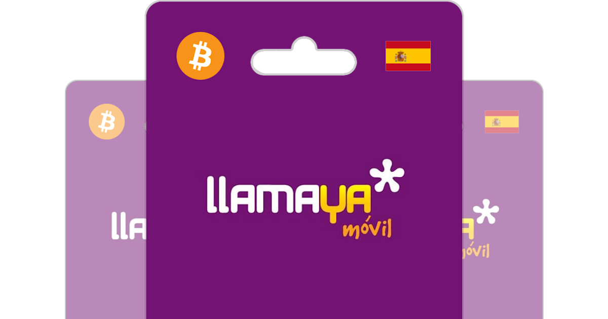 LLamaya Móvil España Recarga tu móvil prepago con Bitcoin, ETH o cripto ...