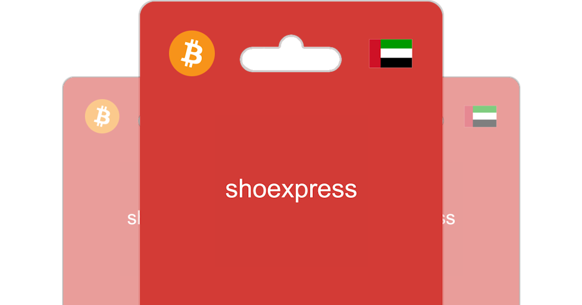 Buy Shoexpress UAE Gift Card with Bitcoin, ETH or Crypto Bitrefill