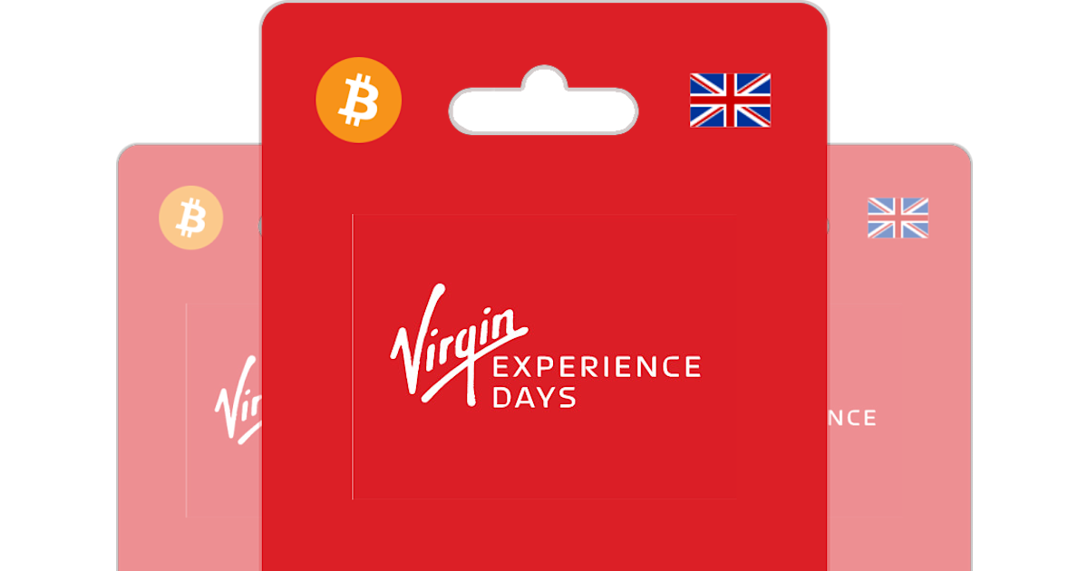 Buy Virgin Experience Days Gift Card with Bitcoin, ETH or Crypto