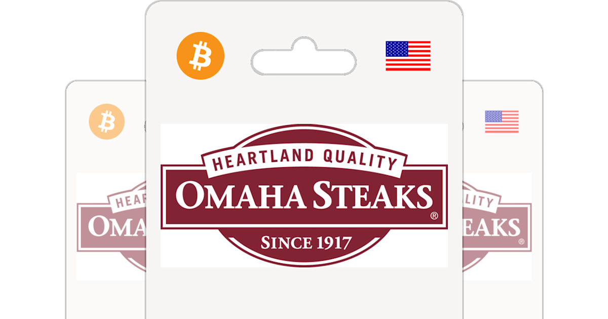 Buy Omaha Steaks Gift Card with Bitcoin, ETH or Crypto - Bitrefill