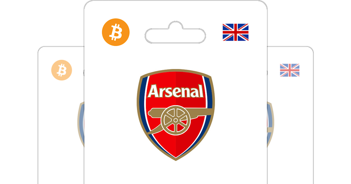Buy Arsenal Gift Card with Bitcoin, ETH or Crypto Bitrefill