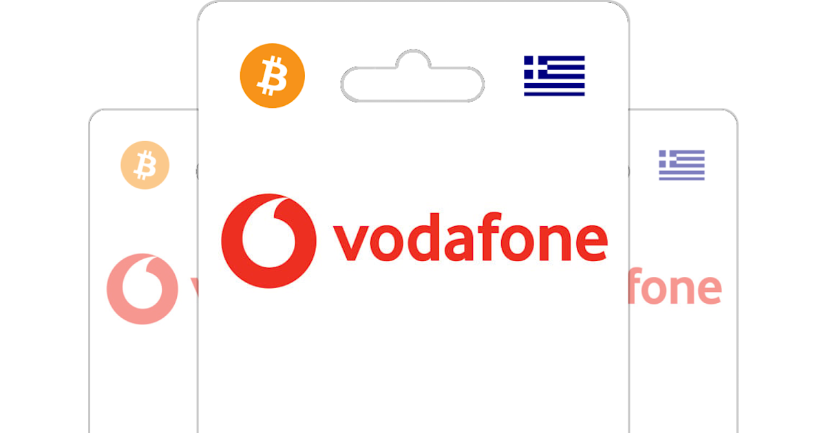 Vodafone PIN Prepaid Top Up with Bitcoin, ETH or Crypto Bitrefill
