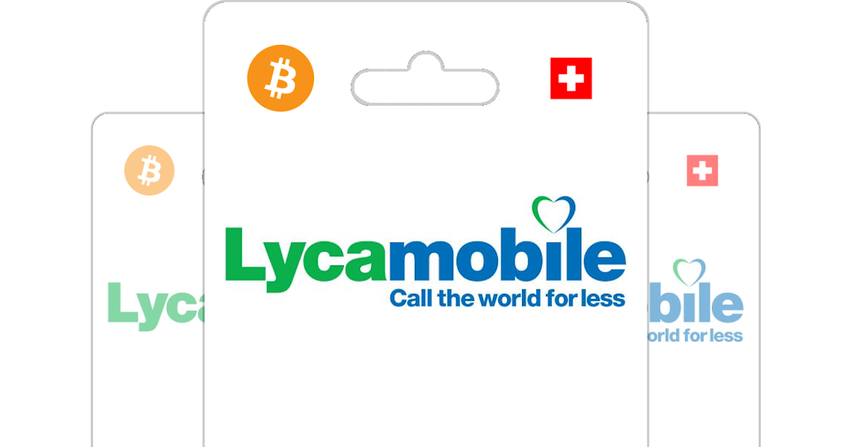 Lyca Mobile PIN Prepaid Top Up with Bitcoin, ETH or Crypto - Bitrefill