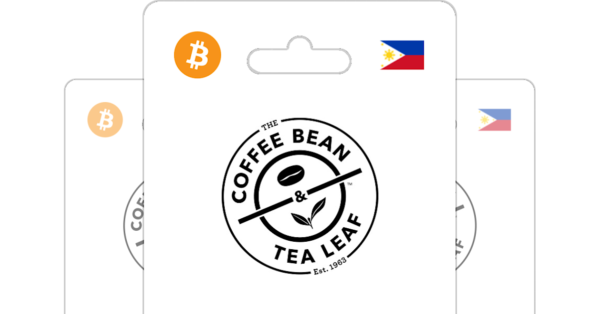 Buy The Coffee Bean & Tea Leaf Gift Card with Bitcoin, ETH or Crypto