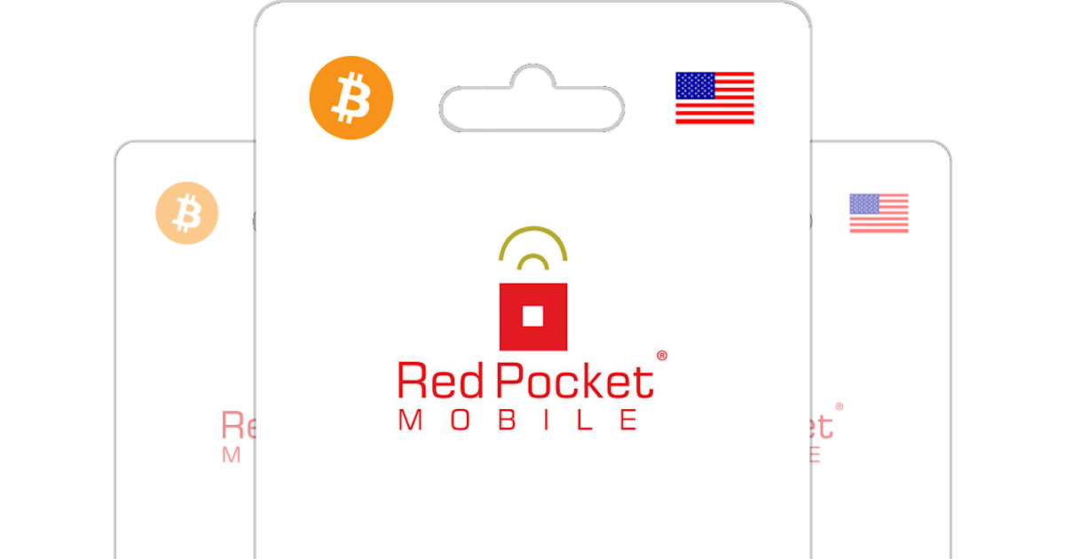 Red Pocket GSM pin Prepaid Top Up with Bitcoin, ETH or Crypto Bitrefill