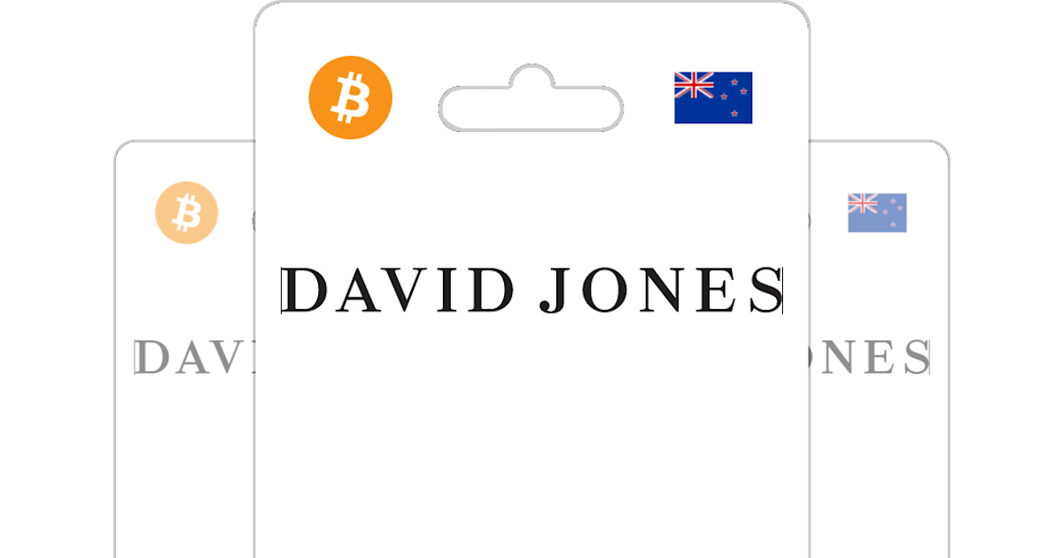 Buy David Jones Gift Card with Bitcoin, ETH, USDT or Crypto Bitrefill