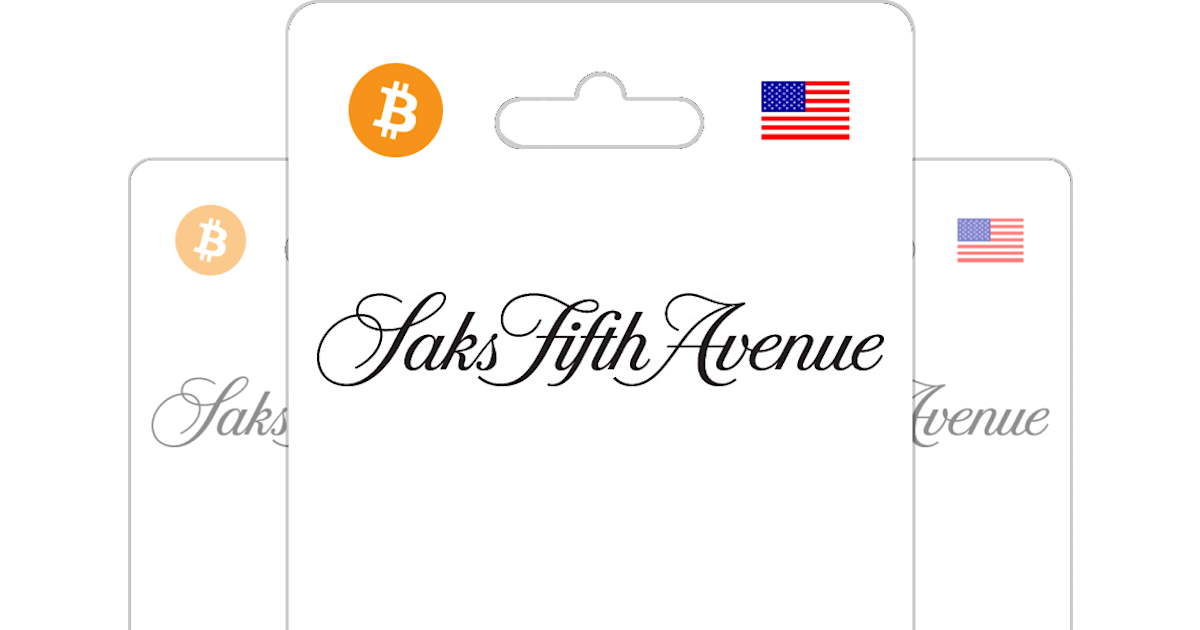 Saks Fifth Avenue Gift Card / Buy Saks Fifth Avenue Off
