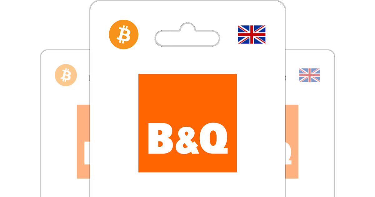 Buy B&Q Gift Card with Bitcoin, ETH, USDT or Crypto - Bitrefill