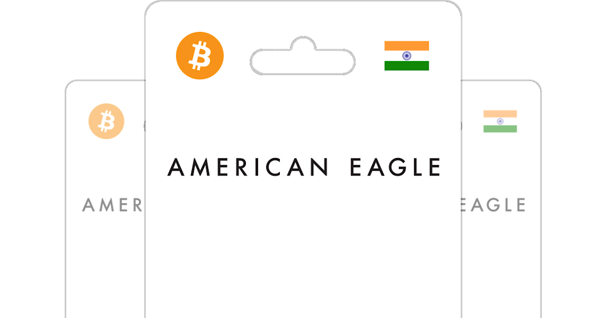 Buy American Eagle Gift Card with Bitcoin, ETH or Crypto - Bitrefill