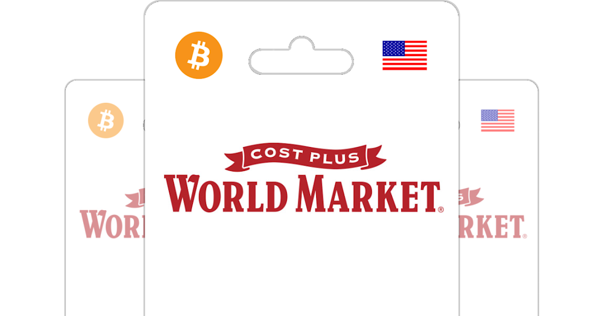 Buy Cost Plus World Market With Bitcoin Bitrefill